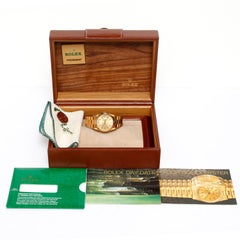 Men's Rolex President Day-Date 18 Karat Yellow Gold Champagne Dial 18238