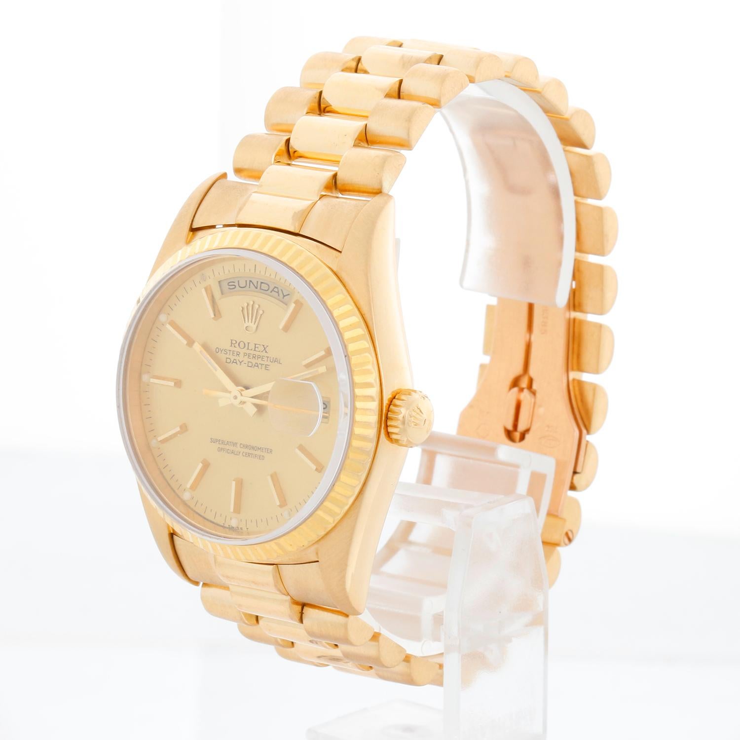 Rolex President para hombre - Reloj Day-Date 18238 Esfera Champán en Excelente estado para la venta en Dallas, TX