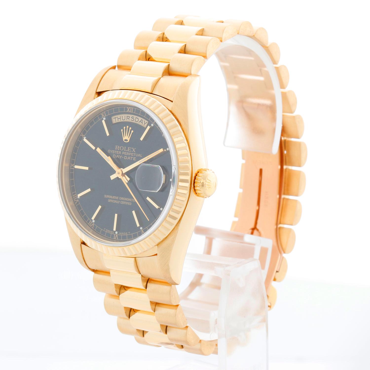 Rolex Präsident - Day-Date Herrenuhr 18238 im Angebot 2