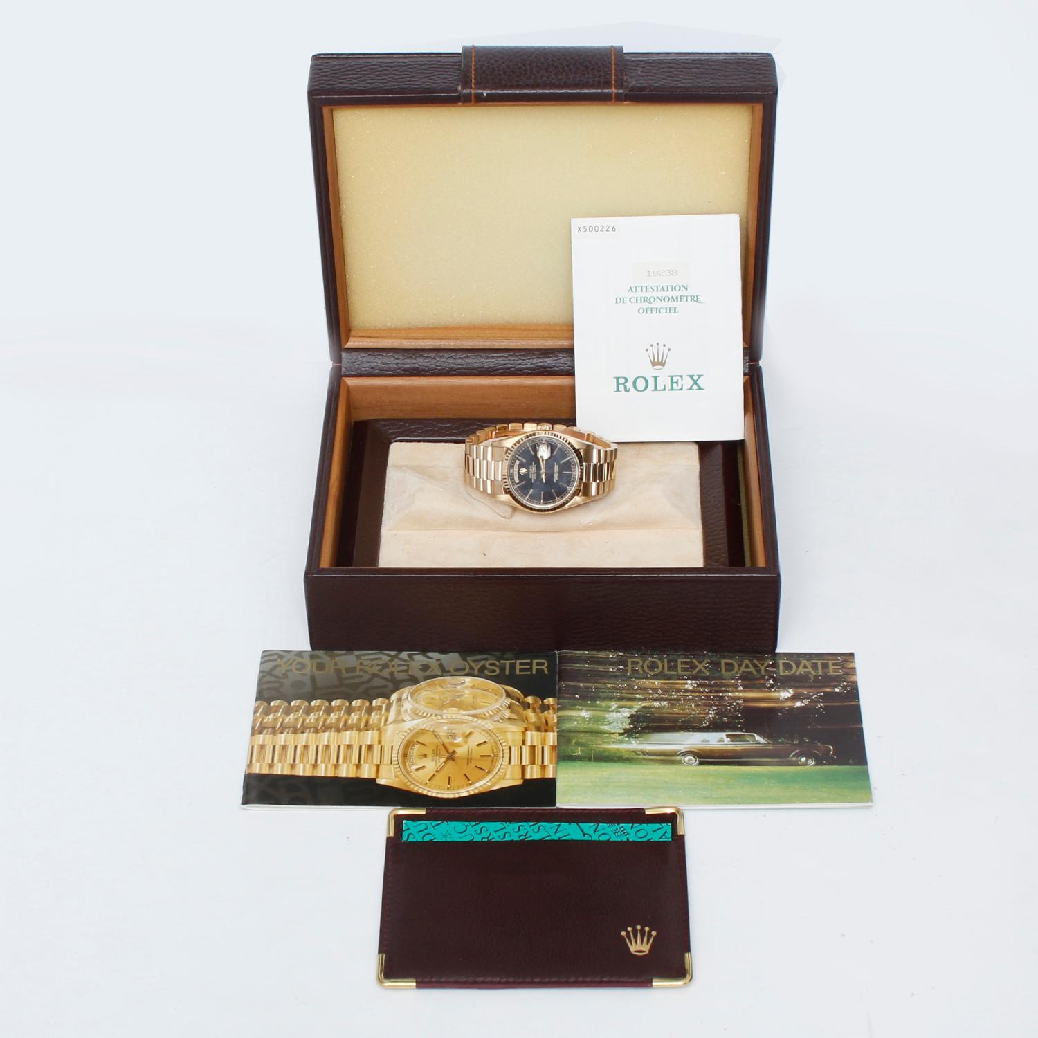 Rolex Präsident - Day-Date Herrenuhr 18238 im Angebot 3