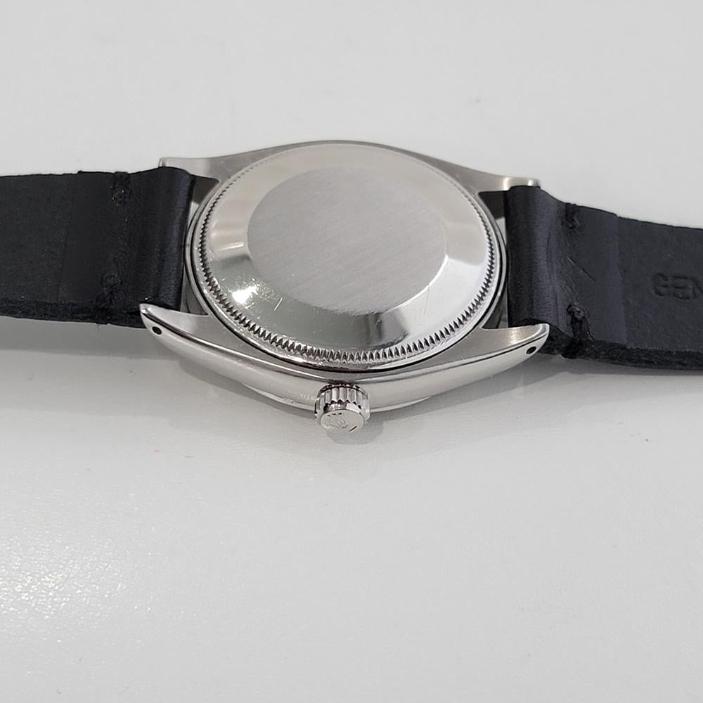 Mens Rolex Ref 1002 Oyster Perpetual Automatic 1960s Swiss Vintage RA143 For Sale 6