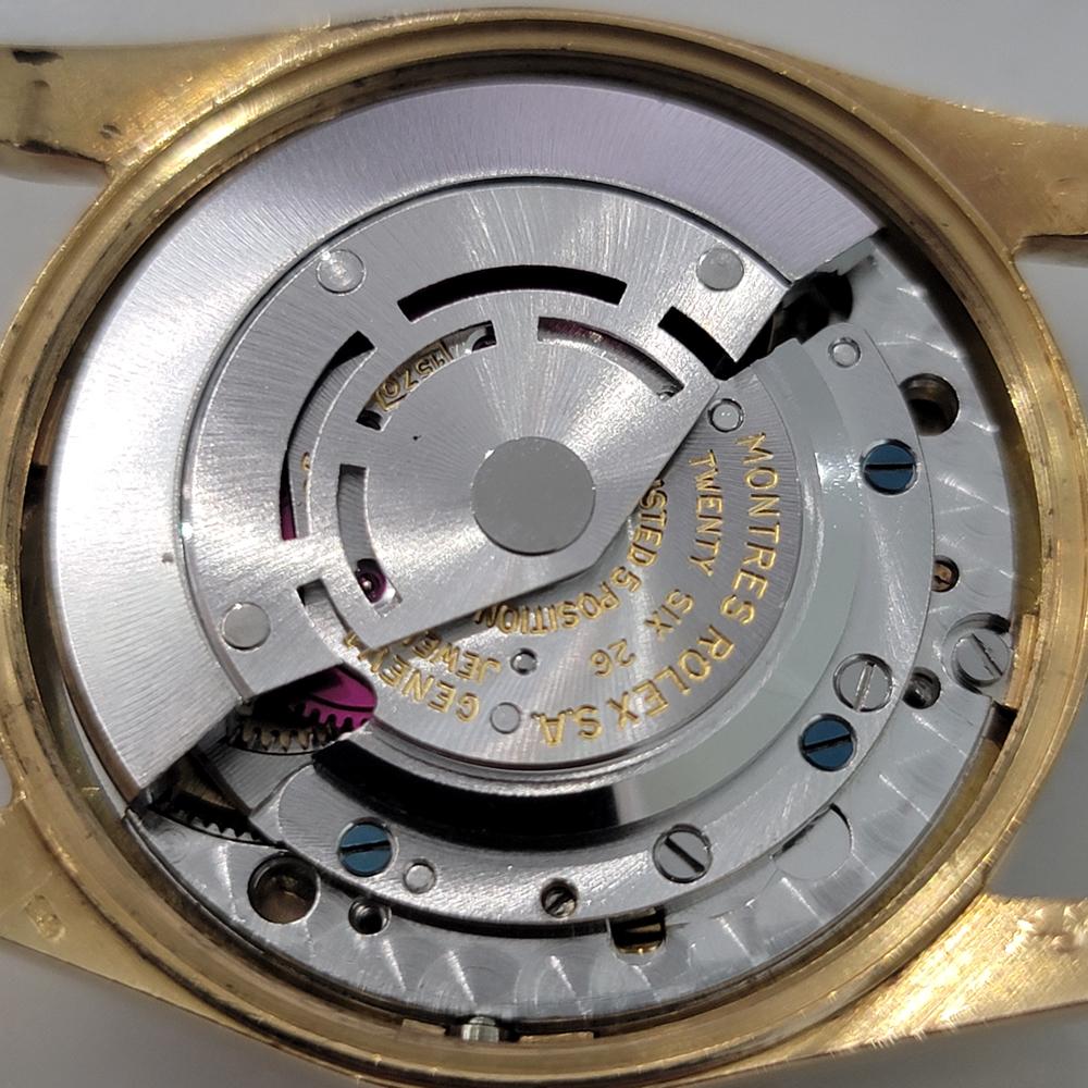 Mens Rolex Ref 1011 Oyster Perpetual 18k Gold Automatic 1970s Swiss RJC154 8