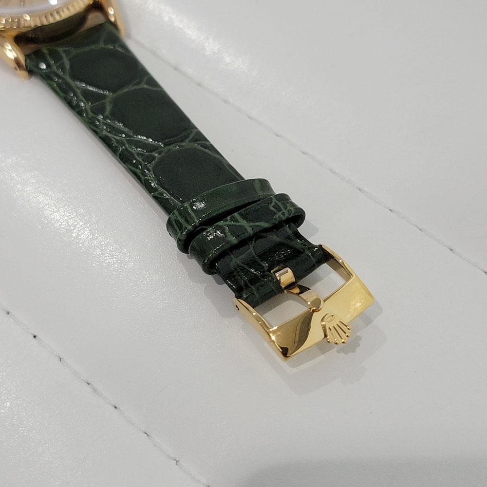 Mens Rolex Ref 1011 Oyster Perpetual 18k Gold Automatic 1970s Vintage RJC154G 3