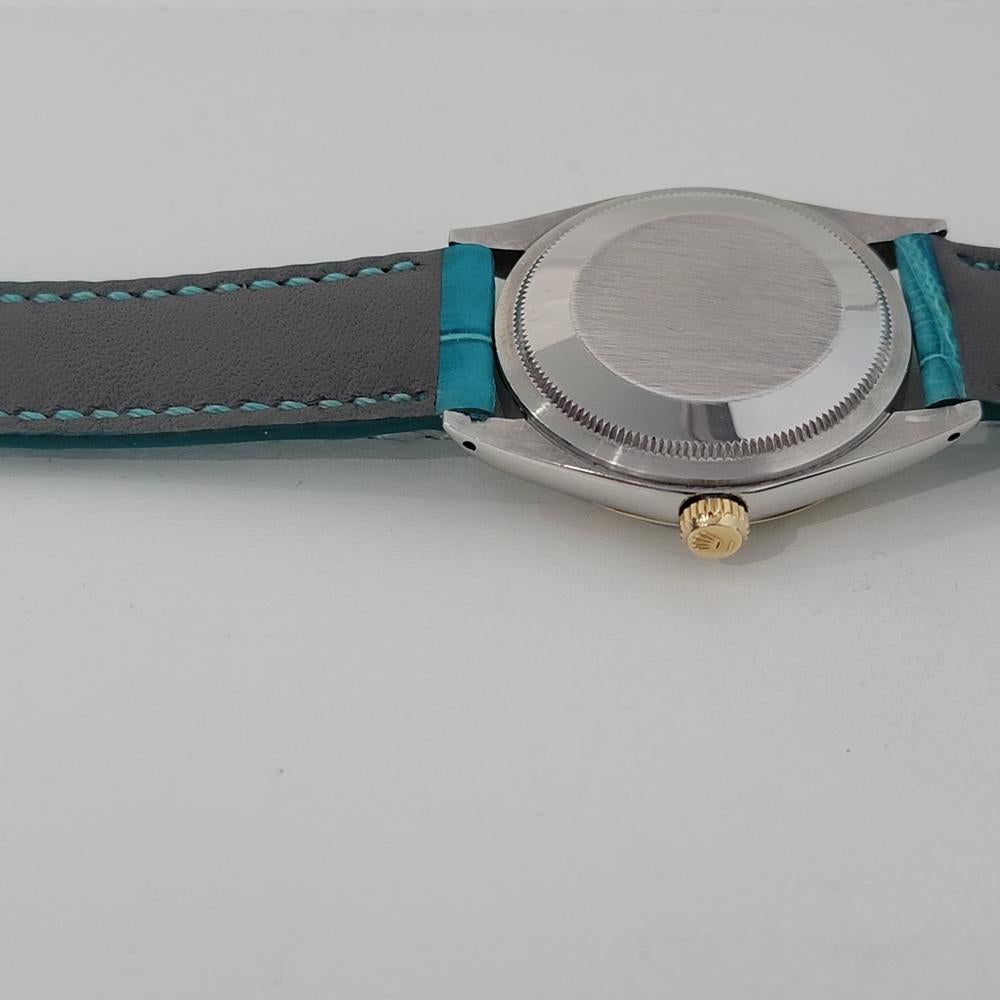 Mens Rolex Ref 1038 Oyster Perpetual 18k SS Automatic 1960s Vintage RJC185 6