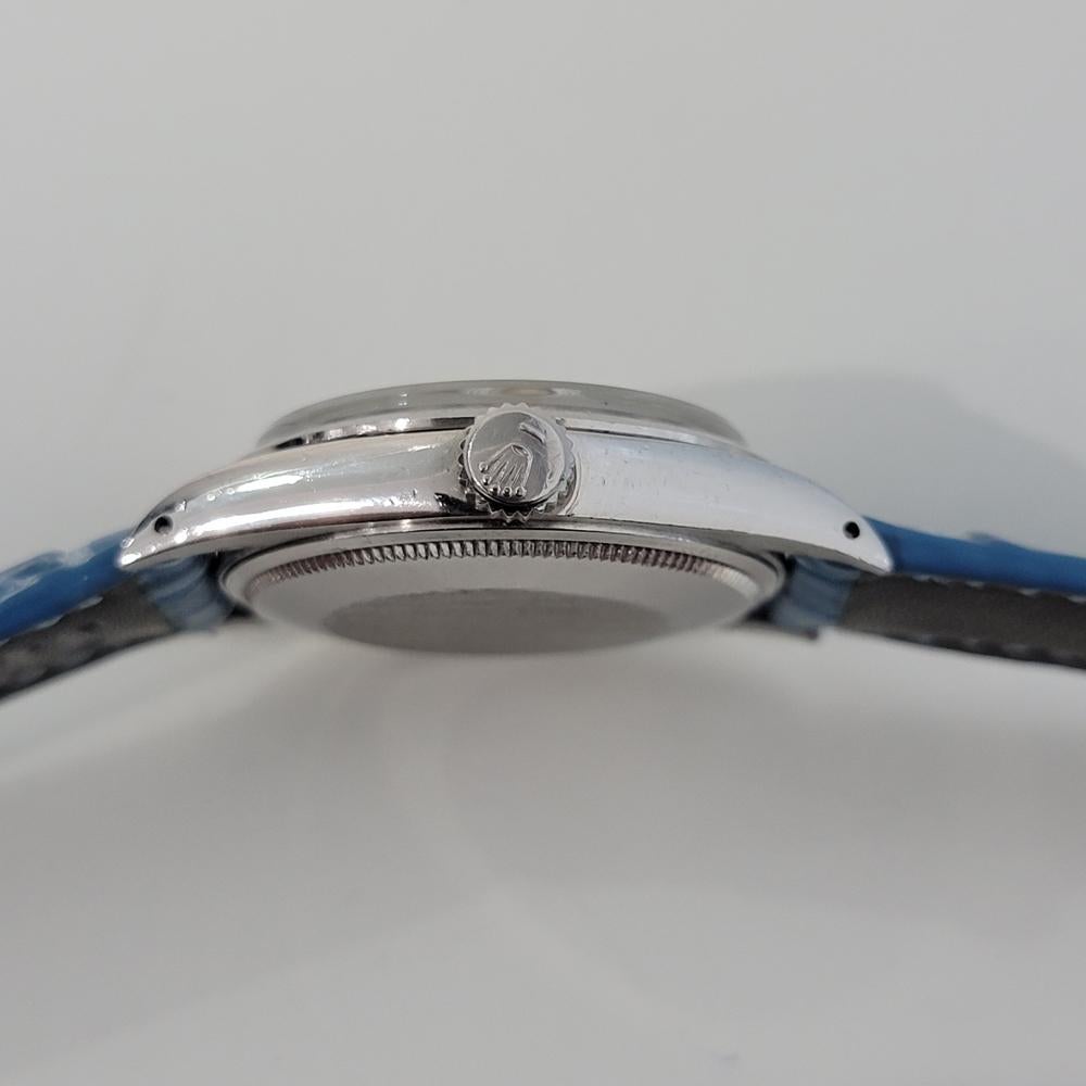 Mens Rolex Ref 1500 Oyster Perpetual Date Automatic 1960s Swiss Vintage RA259B 4