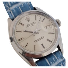 Rolex Uomo Ref 1500 Oyster Perpetual Date Automatic 1960s Swiss Vintage RA259B