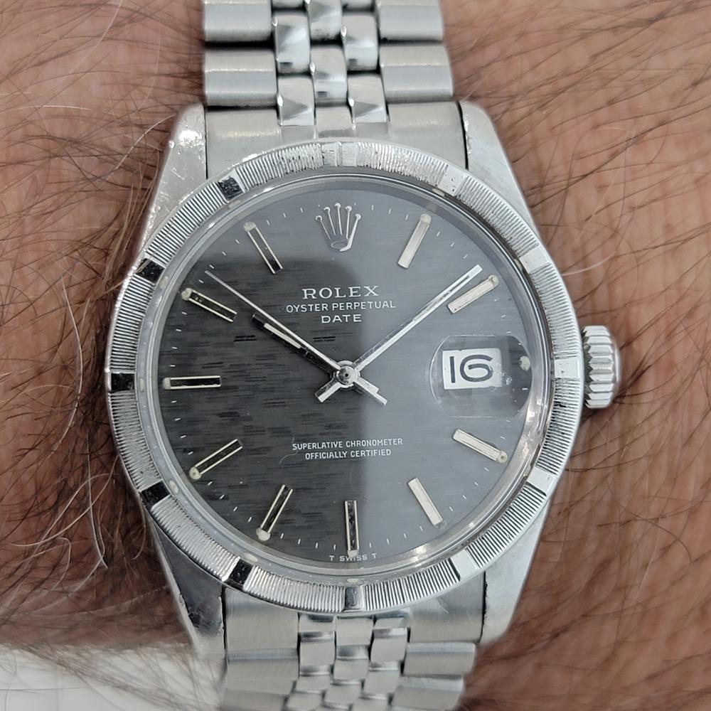 Mens Rolex Ref 1501 Oyster Perpetual Date Automatic 1970s Vintage RJC181S 7