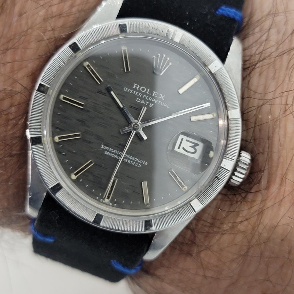 Mens Rolex Ref 1501 Oyster Perpetual Date Automatic 1970s Vintage Swiss RJC181 6