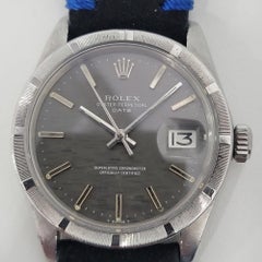 Mens Rolex Ref 1501 Oyster Perpetual Date Automatic 1970s Vintage Swiss RJC181
