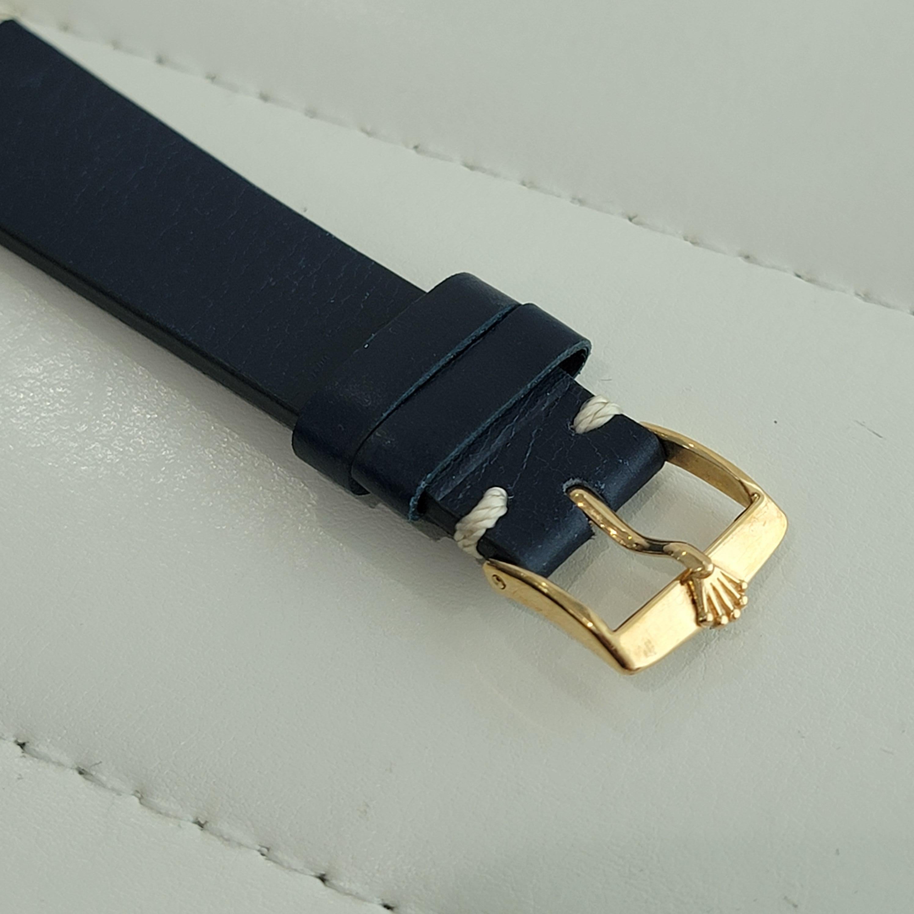 Mens Rolex Ref 1503 Oyster Perpetual Date 14k Gold Automatic 1960s Swiss RA264B 3