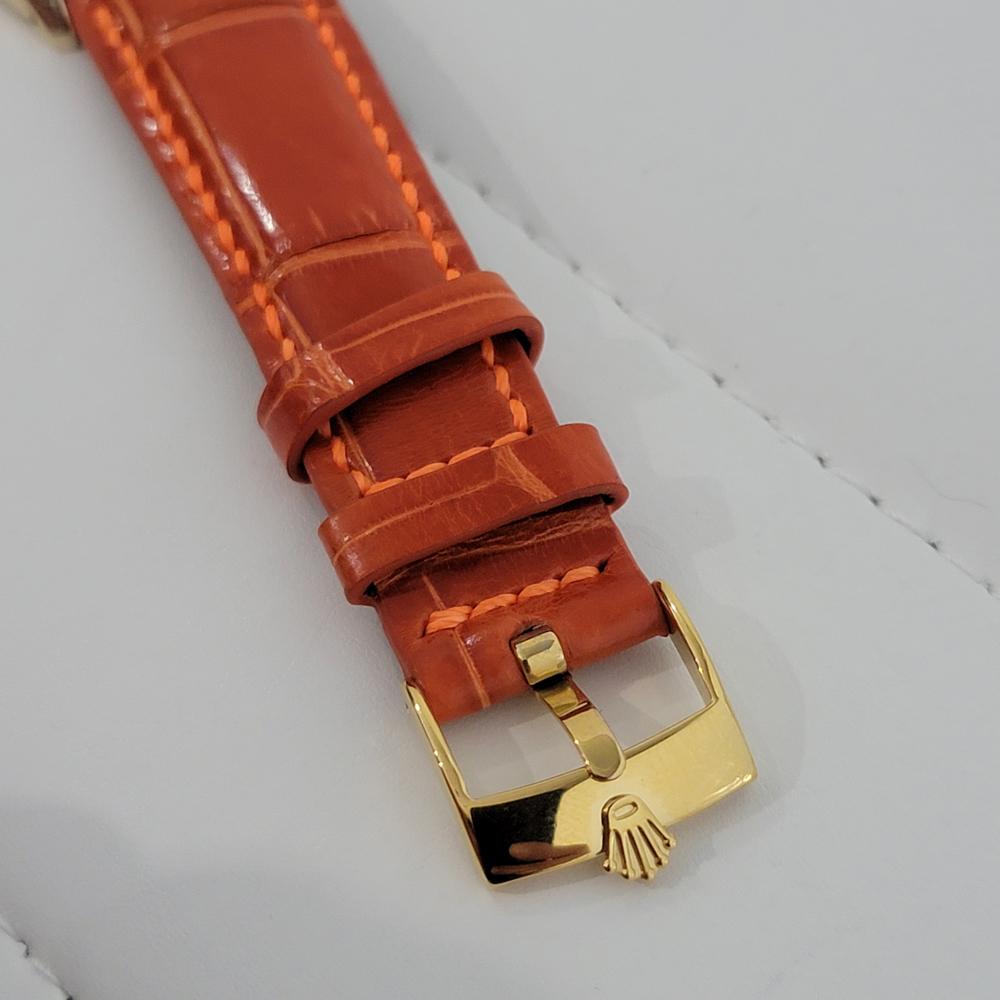 Herren Rolex Ref 1503 Oyster Perpetual Date 14k Gold Automatik 1970er Jahre Schweizer RJC192 3
