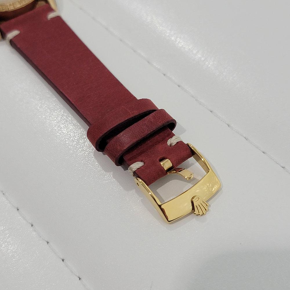 Mens Rolex Ref 1503 Oyster Perpetual Date 18k Gold Automatic 1960s Rjc156r For Sale 4