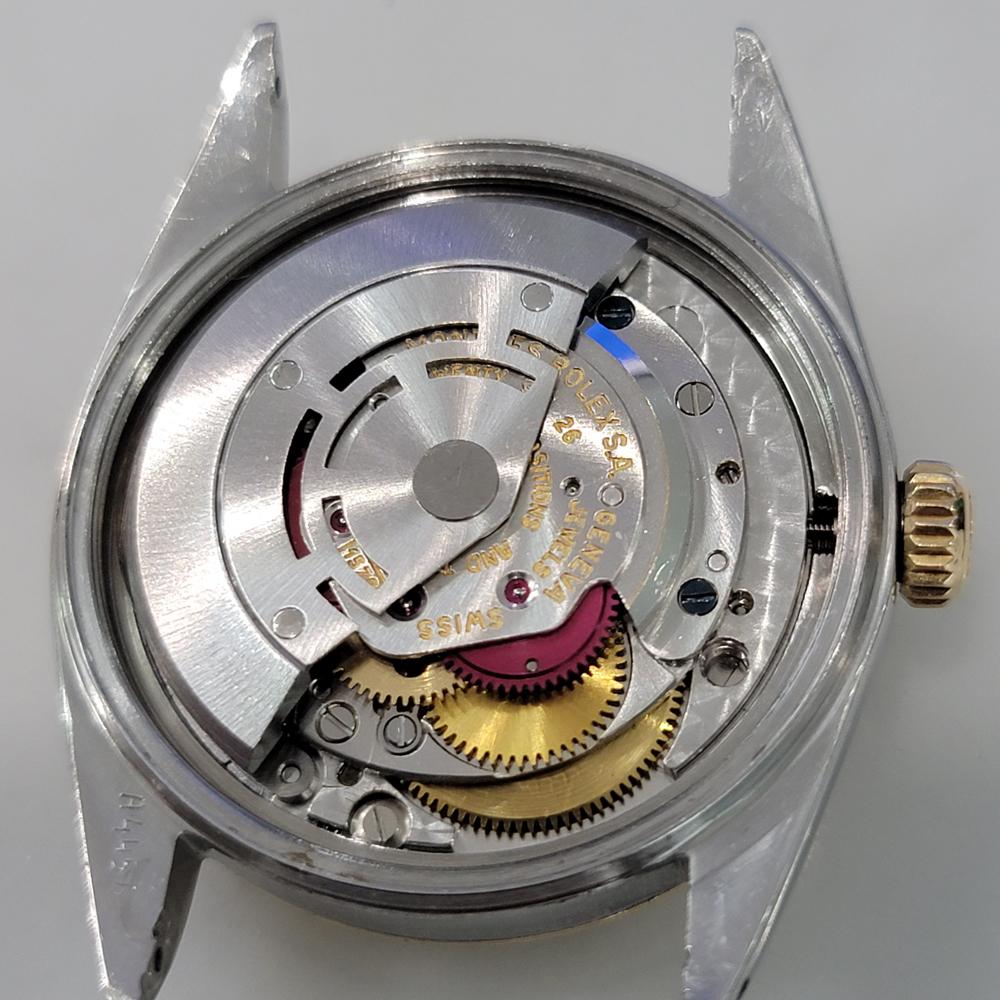 Mens Rolex Ref 1601 Oyster Datejust 18k Gold Ss Automatic 1960 Swiss RA318B For Sale 7