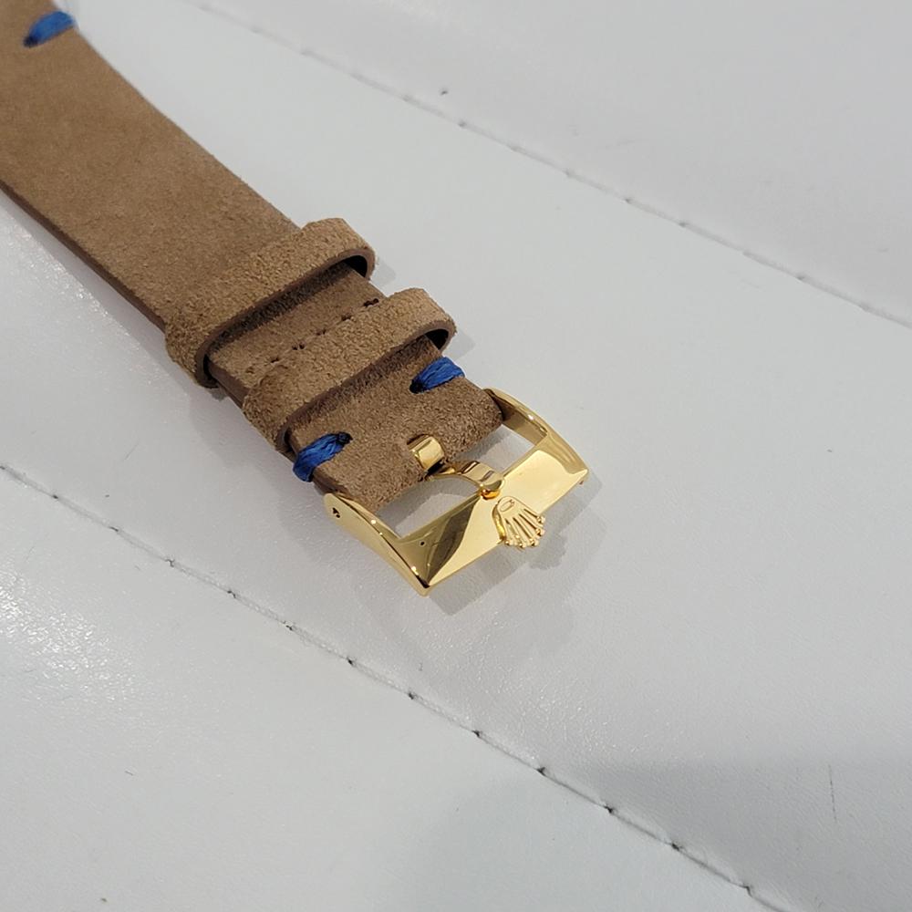 Mens Rolex Ref 1601 Oyster Datejust 18k Gold SS Automatic 1960s Vintage RA318 For Sale 4
