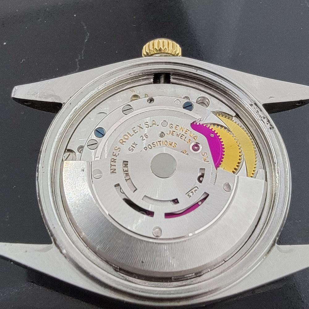 Mens Rolex Ref 1601 Oyster Datejust 18k SS Automatic 1970s Vintage RA170B For Sale 7