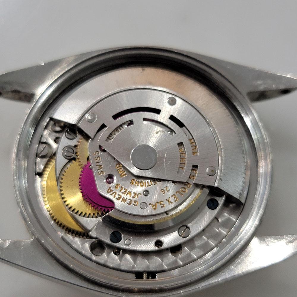 Mens Rolex Ref 1601 Oyster Datejust 18k SS Automatic 1970s Vintage RJC189B For Sale 7