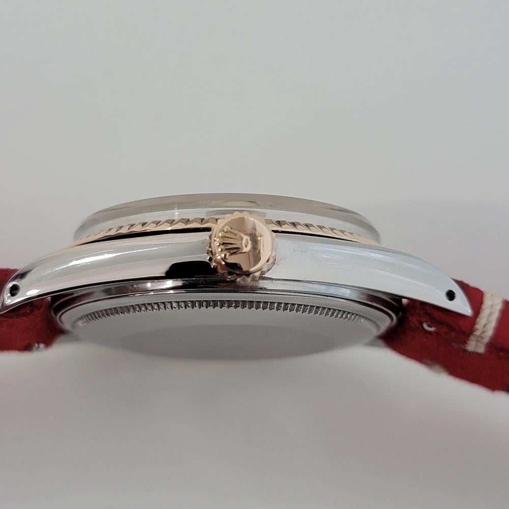 Mens Rolex Ref 1601 Oyster Perpetual Datejust 18k SS Automatic 1960s RJC159 4