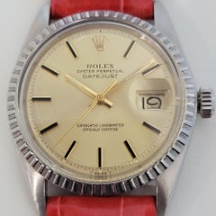 Mens Rolex Ref 1603 Oyster Datejust 36mm Automatic 1970s Swiss Vintage RA226R