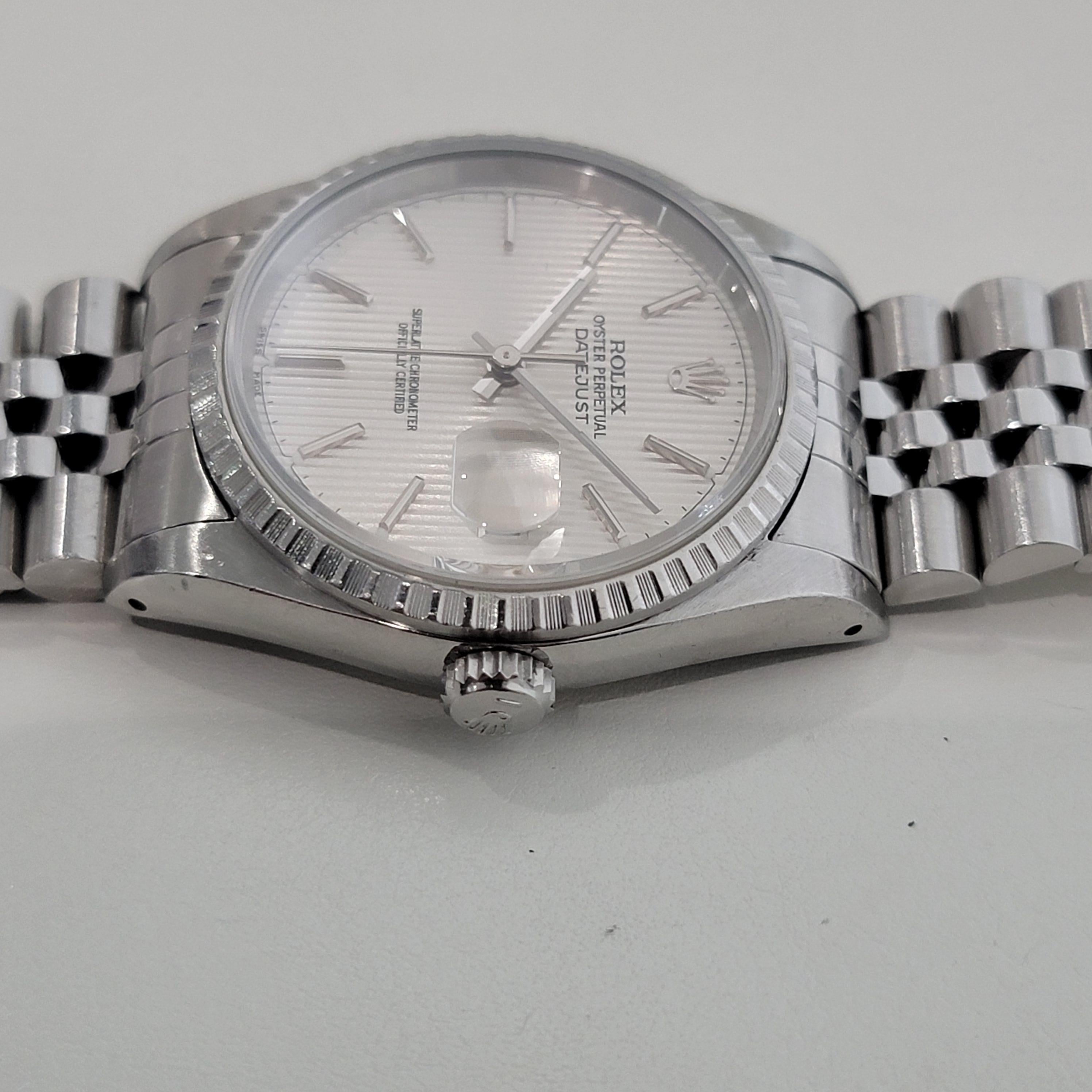 Mens Rolex Ref 16220 Oyster Datejust Automatic 1990s All Original RA278 1