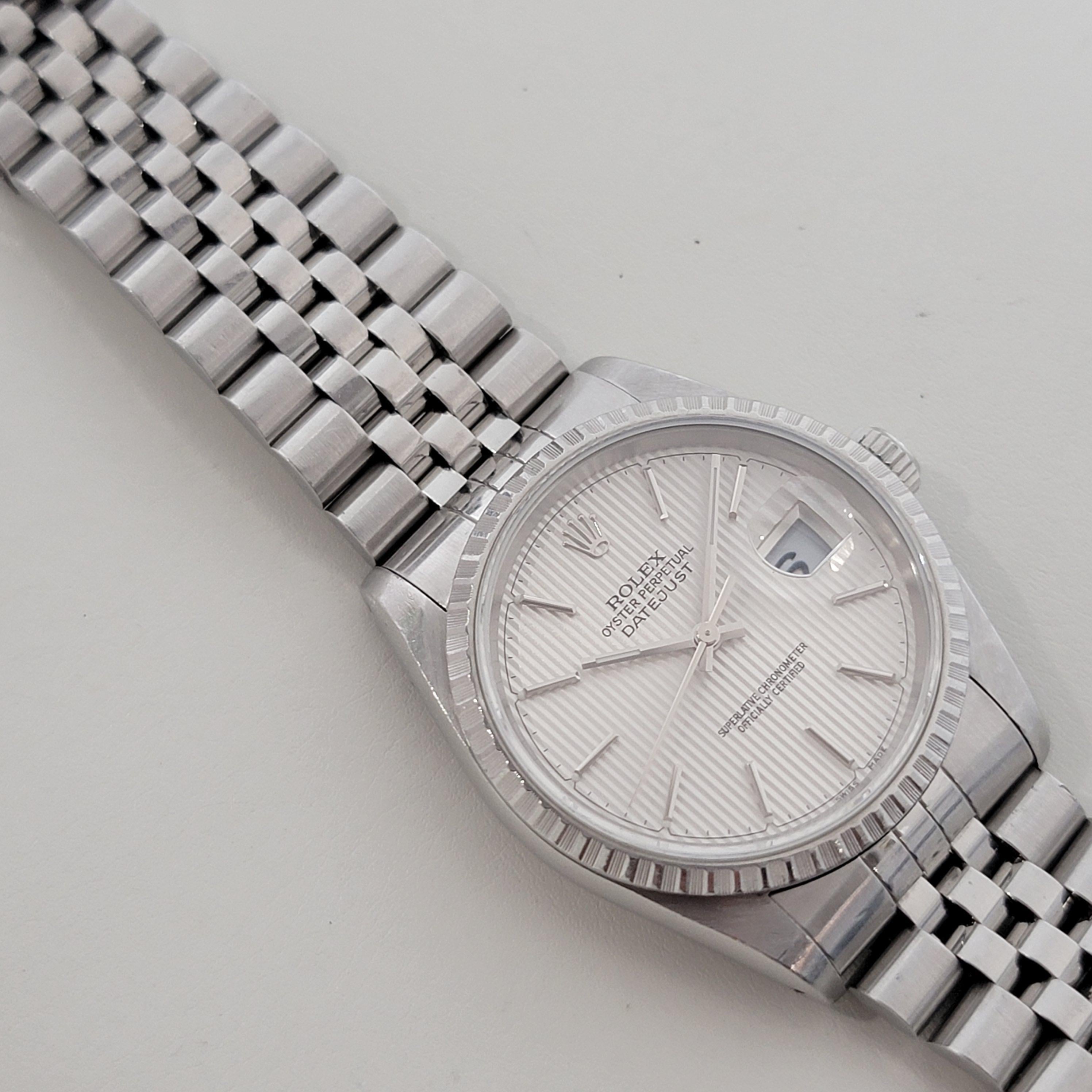 Mens Rolex Ref 16220 Oyster Datejust Automatic 1990s All Original RA278 3