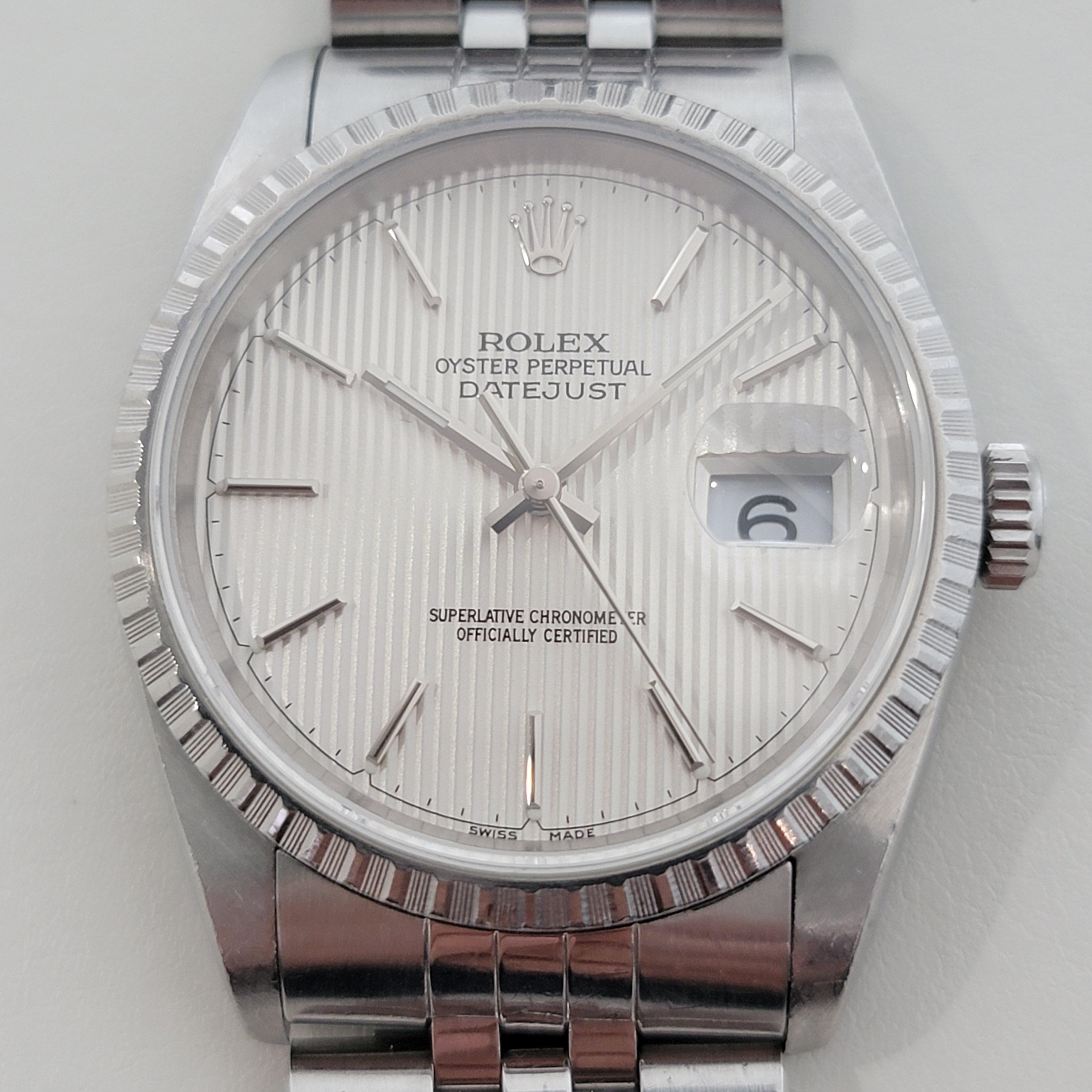 Men's Mens Rolex Ref 16220 Oyster Datejust Automatic 1990s All Original RA278