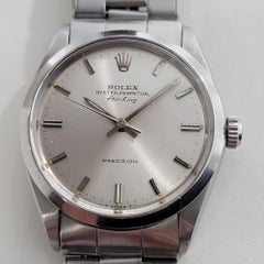 Mens Rolex Ref 5500 Oyster Precision Air King Automatic 1960s Swiss RJC191S