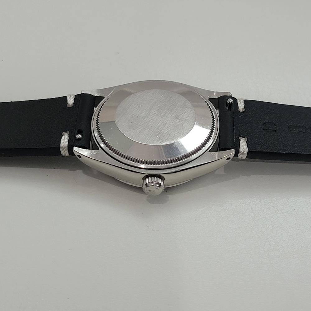 Mens Rolex Ref 5500 Oyster Precision Air King Automatic 1970s Swiss RA475B For Sale 6