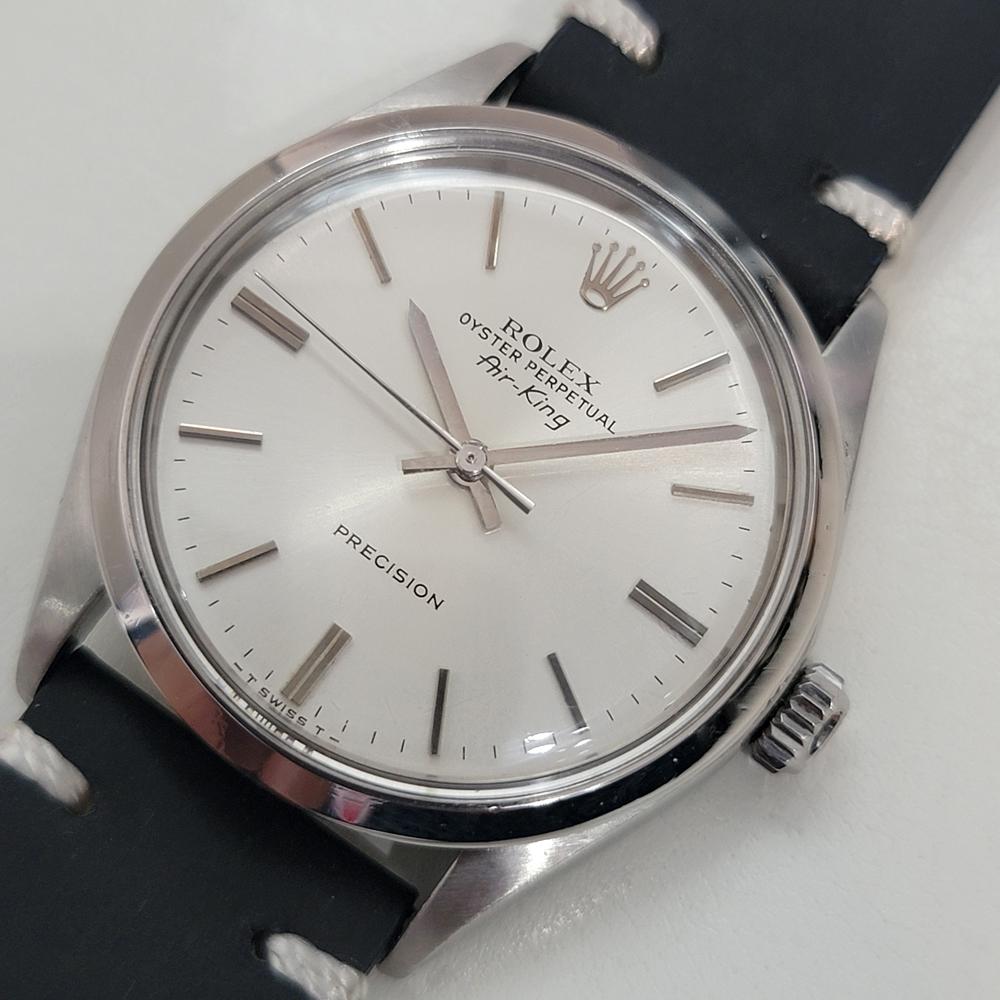 Men's Mens Rolex Ref 5500 Oyster Precision Air King Automatic 1970s Swiss RA475B For Sale