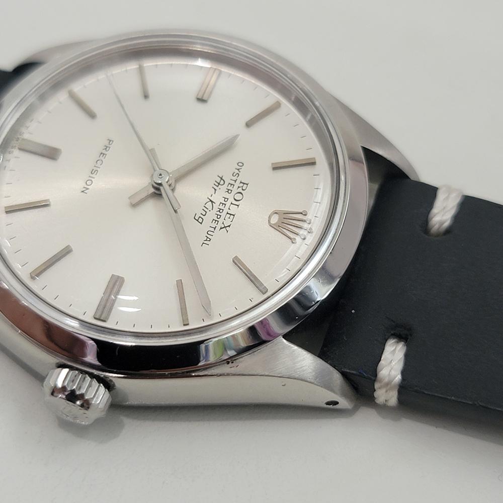Mens Rolex Ref 5500 Oyster Precision Air King Automatic 1970s Swiss RA475B For Sale 2