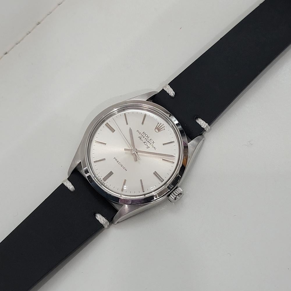 Mens Rolex Ref 5500 Oyster Precision Air King Automatic 1970s Swiss RA475B For Sale 3