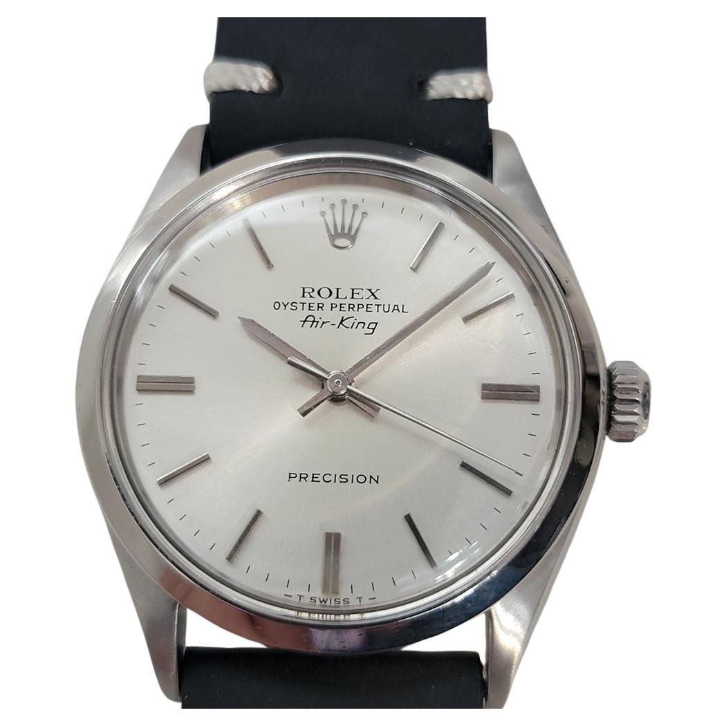 Mens Rolex Ref 5500 Oyster Precision Air King Automatic 1970s Swiss RA475B