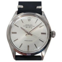 Mens Rolex Ref 5500 Oyster Precision Air King Automatic 1970s Swiss RA475B