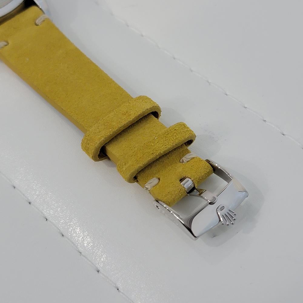 Mens Rolex Ref 6494 Oysterdate Precision 34mm Manual Wind 1950s Vintage RA191 For Sale 4