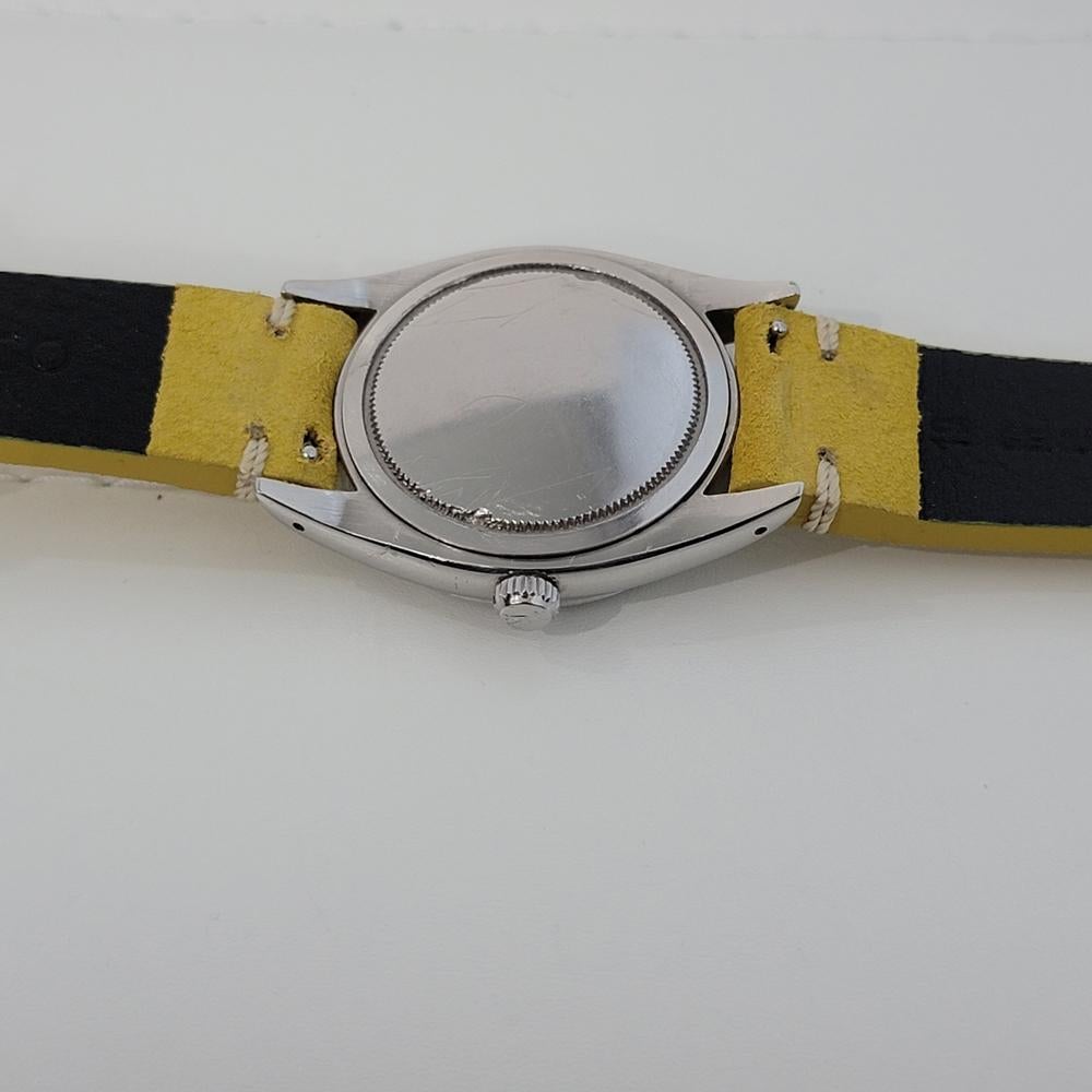 Mens Rolex Ref 6494 Oysterdate Precision 34mm Manual Wind 1950s Vintage RA191 For Sale 6