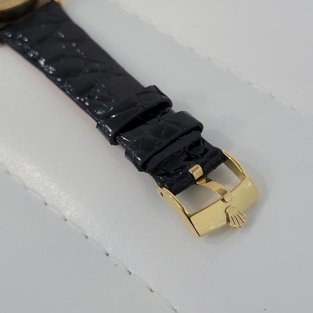 Mens Rolex Ref 6550 Oyster Perpetual 33mm 18k Solid Gold 1960s Automatic RJC203 For Sale 2