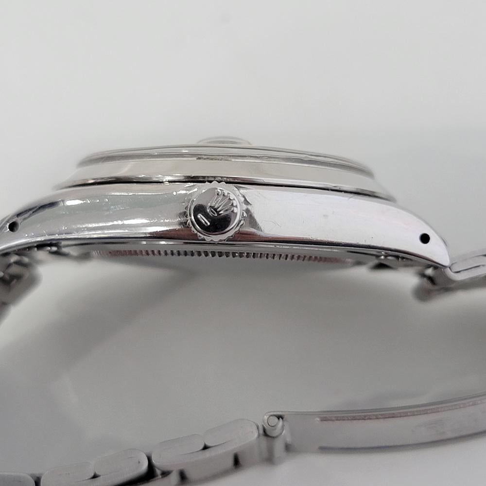 Mens Rolex Ref 6694 Oysterdate Precision 34mm Manual Wind 1960s Vintage RA207S For Sale 4