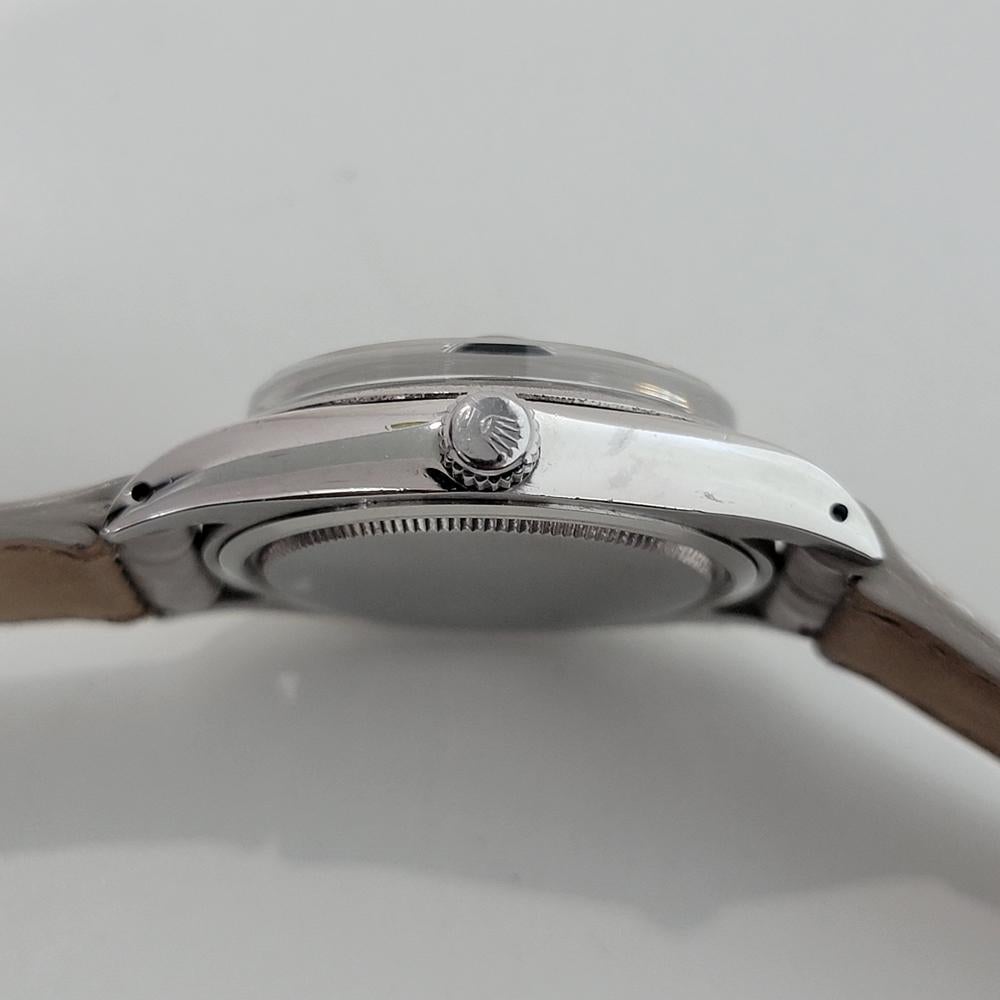 Mens Rolex Ref 6694 Oysterdate Precision 34mm Manual Wind 1960s Vintage RJC187G For Sale 5