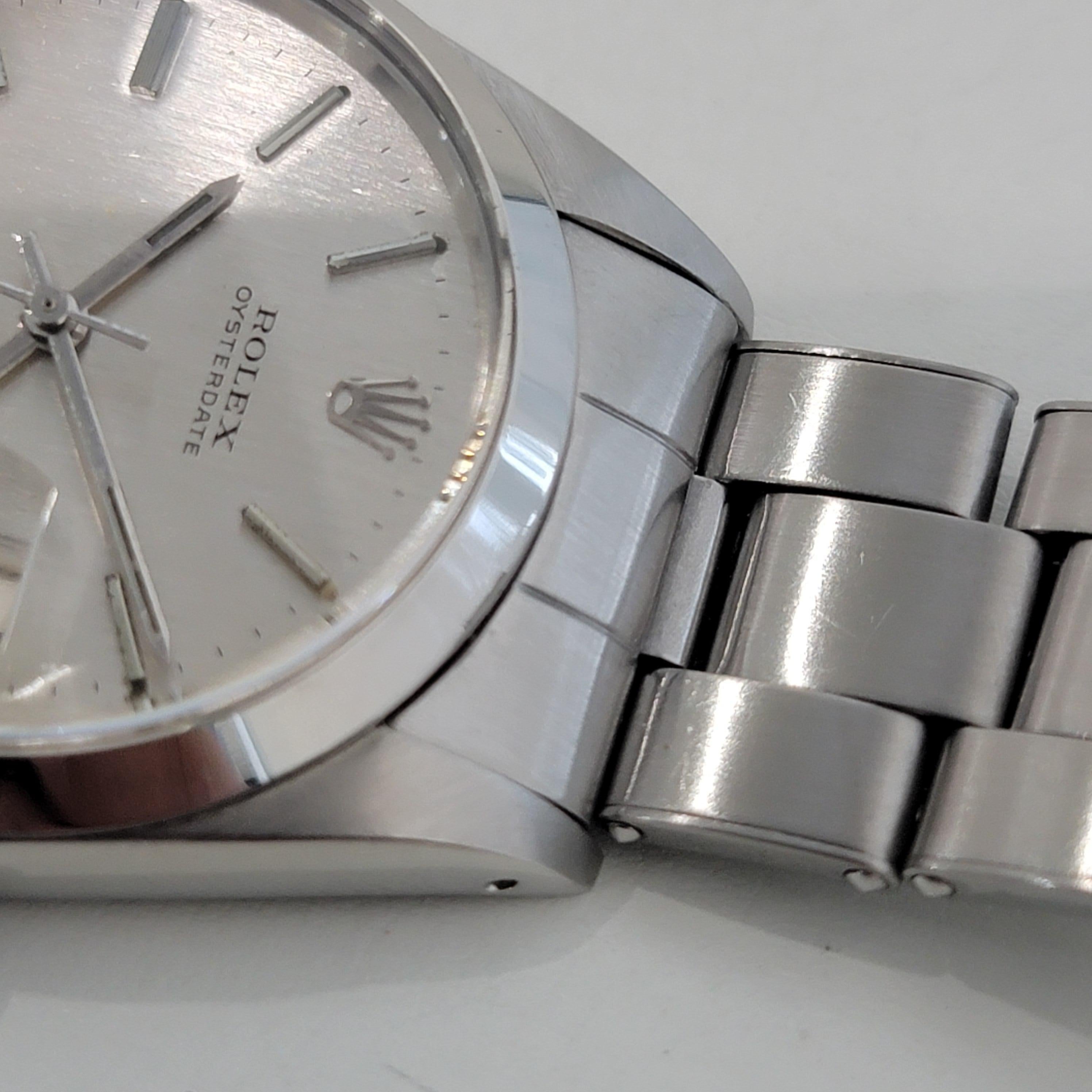 Mens Rolex Ref 6694 Oysterdate Precision Hand Wind 1960s Swiss Vintage RJC198 en venta 2