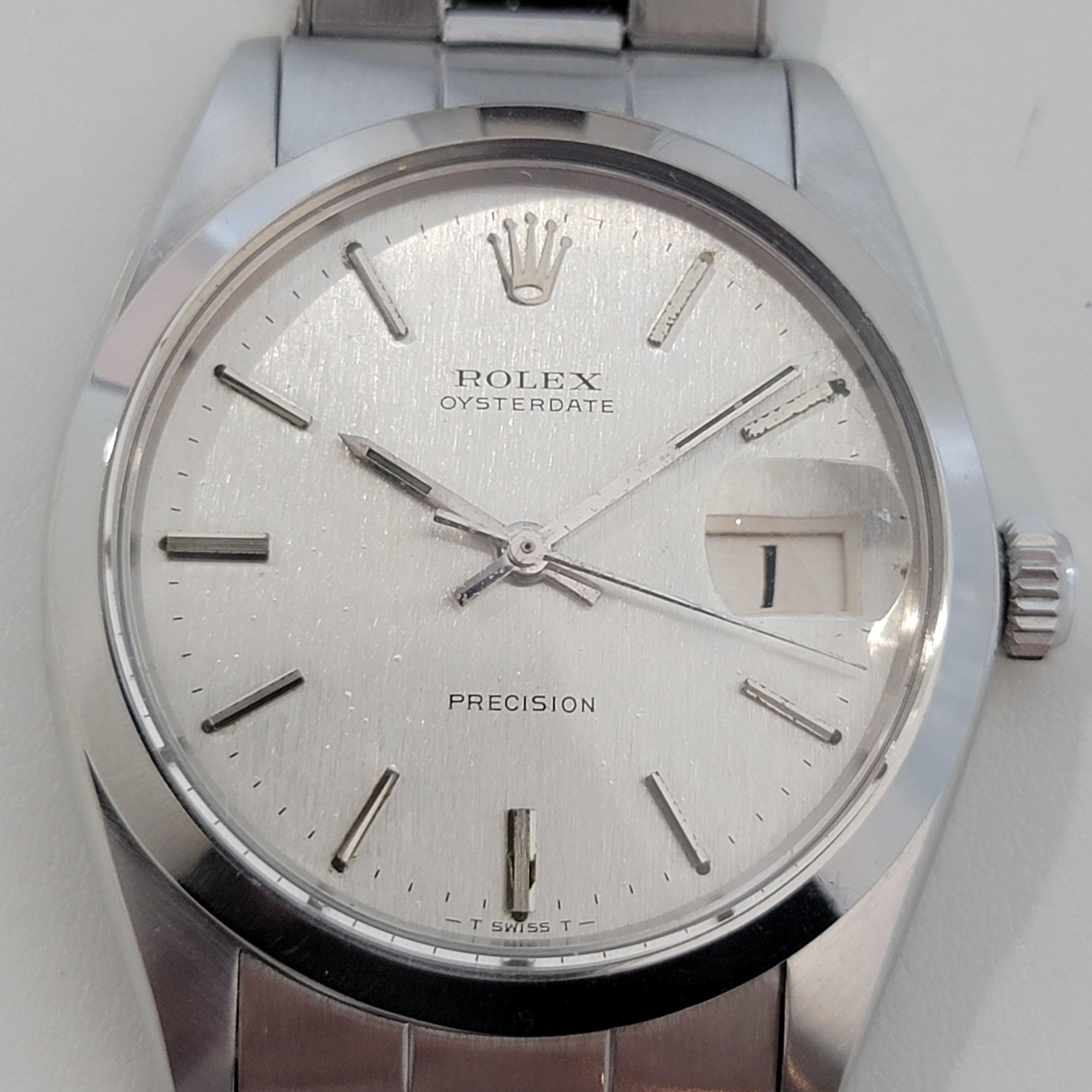 De los hombres Mens Rolex Ref 6694 Oysterdate Precision Hand Wind 1960s Swiss Vintage RJC198 en venta