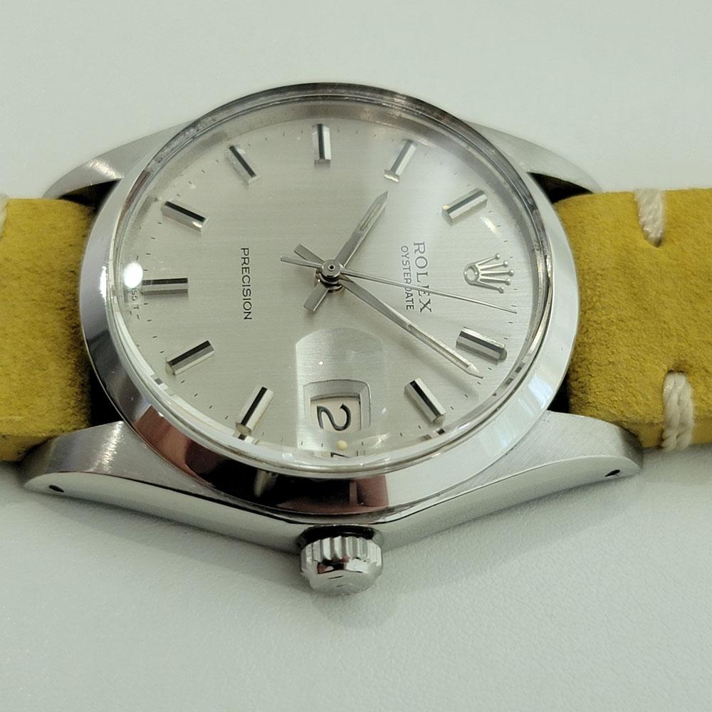 Mens Rolex Ref 6694 Oysterdate Precision Manual Wind 1970s Vintage RA289Y 1