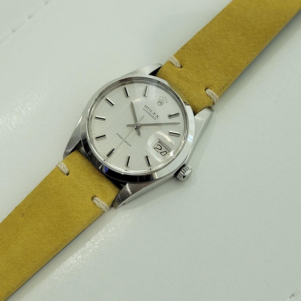 Mens Rolex Ref 6694 Oysterdate Precision Manual Wind 1970s Vintage RA289Y 3