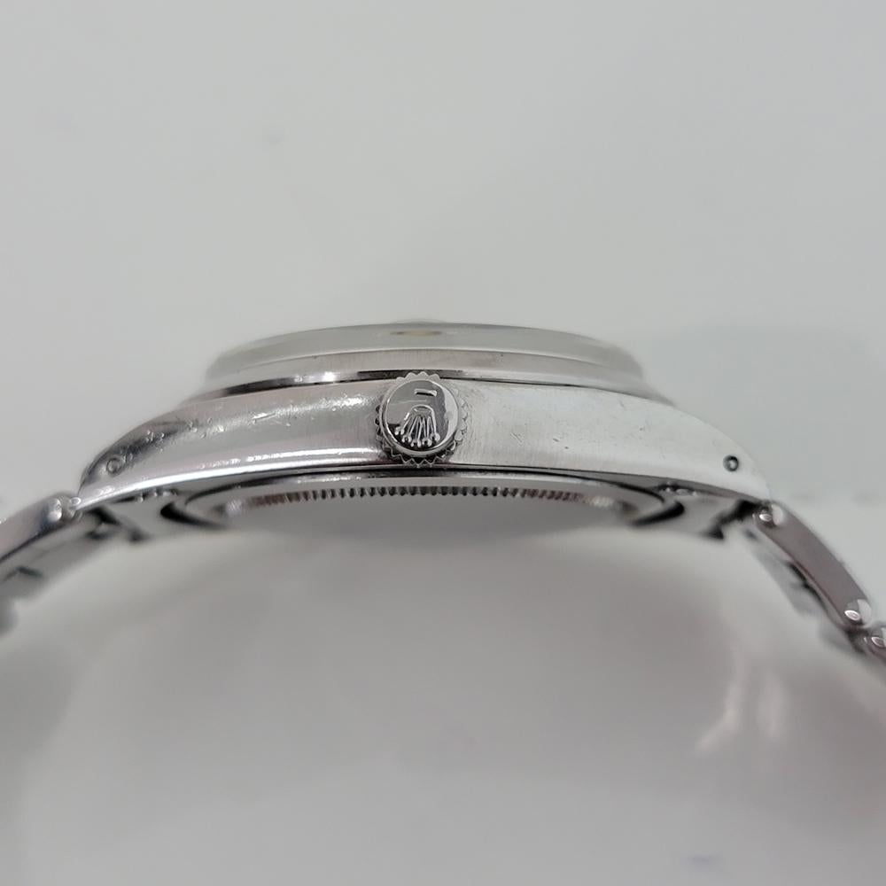 Mens Rolex Ref 6694 Oysterdate Precision Manual Wind w Box Paper 1960s RA261 For Sale 4