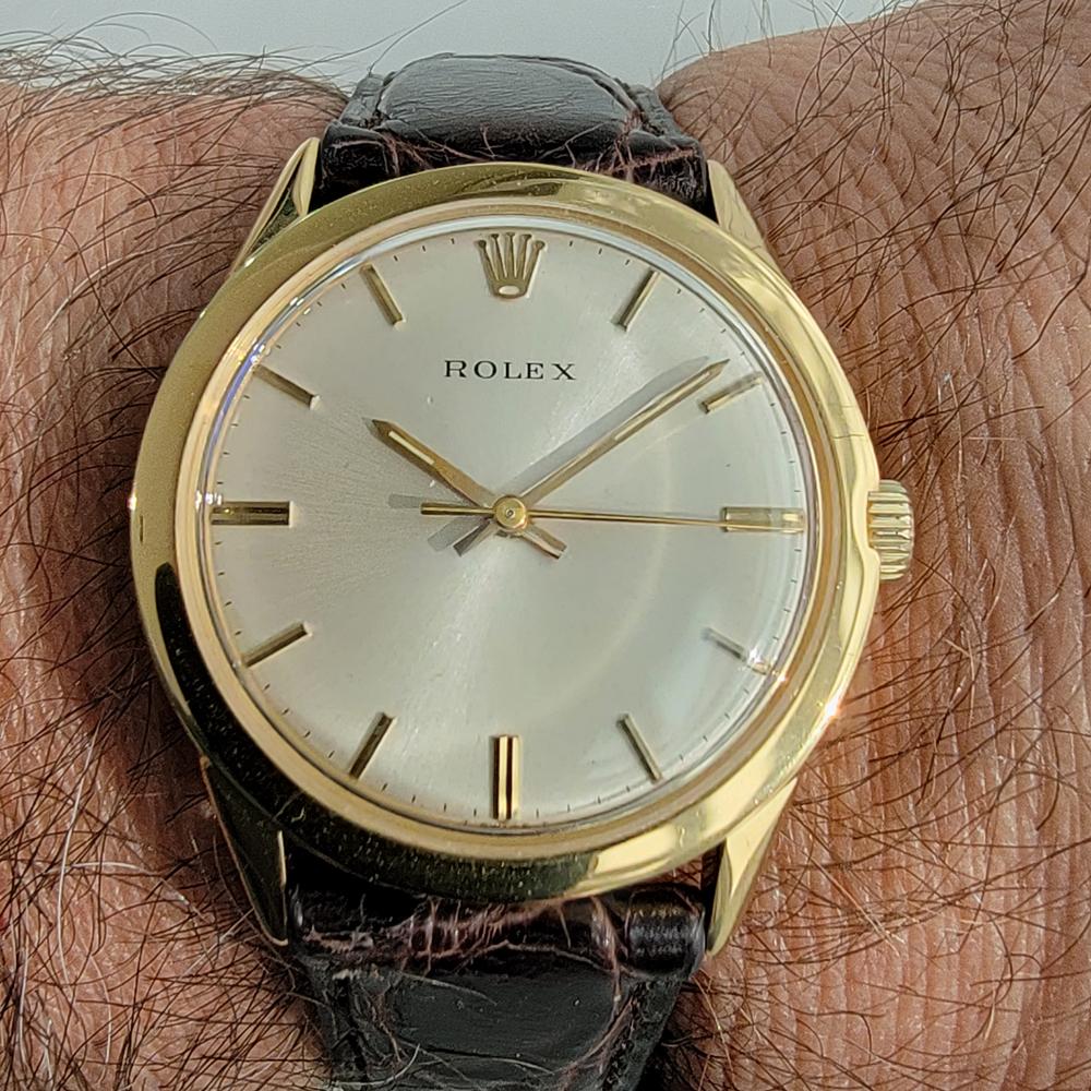 Mens Rolex Ref 7002 Gold Filled Automatic Presentation Watch 1970s RJC119 5
