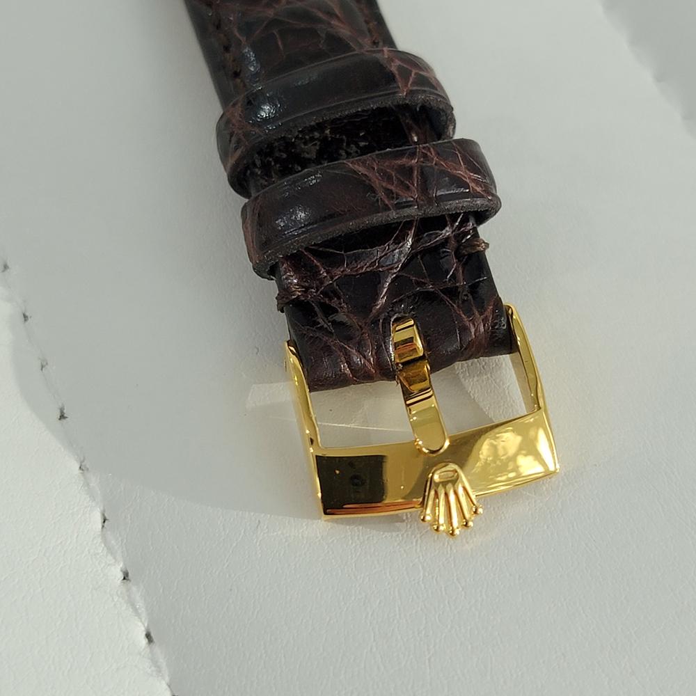 Men's Mens Rolex Ref 7002 Gold Filled Automatic Presentation Watch 1970s RJC119