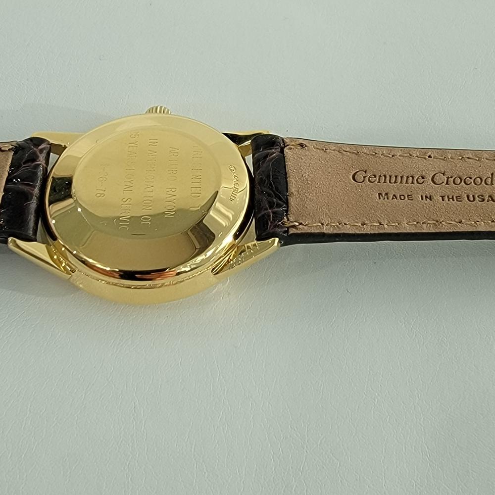Mens Rolex Ref 7002 Gold Filled Automatic Presentation Watch 1970s RJC119 2