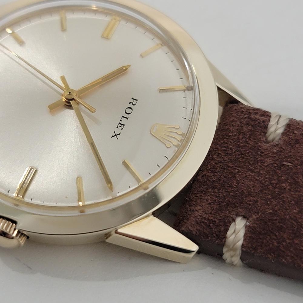 Mens Rolex Ref 7002 Presentation 14k Gold Filled 35mm Automatic 1970s RA424 2