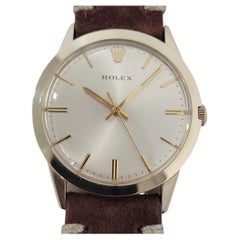 Mens Rolex Ref 7002 Presentation 14k Gold Filled 35mm Automatic 1970s RA424