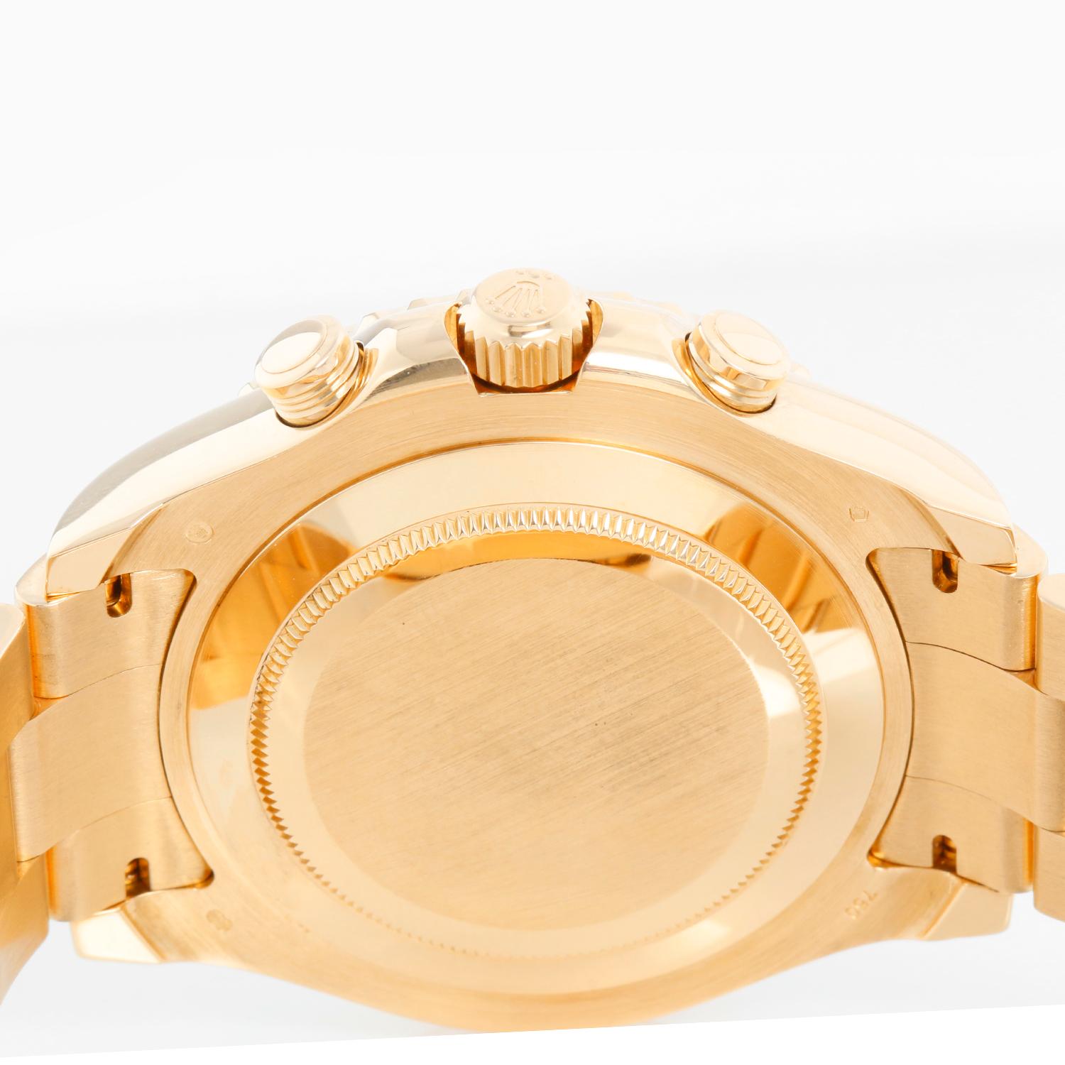 Men's Rolex Yacht-Master II Regatta 18k Yellow Gold Watch 116688 For Sale 3