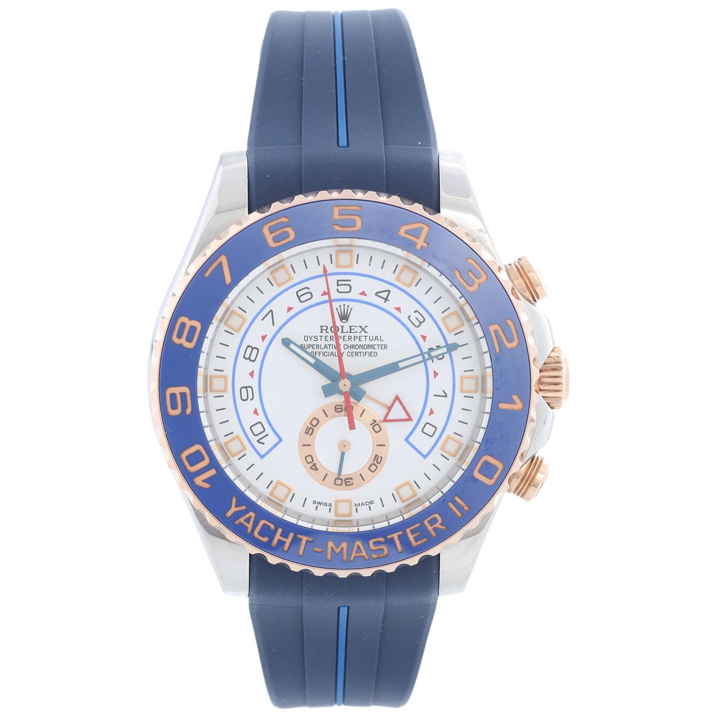 Men's Rolex Yacht-Master II Regatta Rose Gold Watch 116681