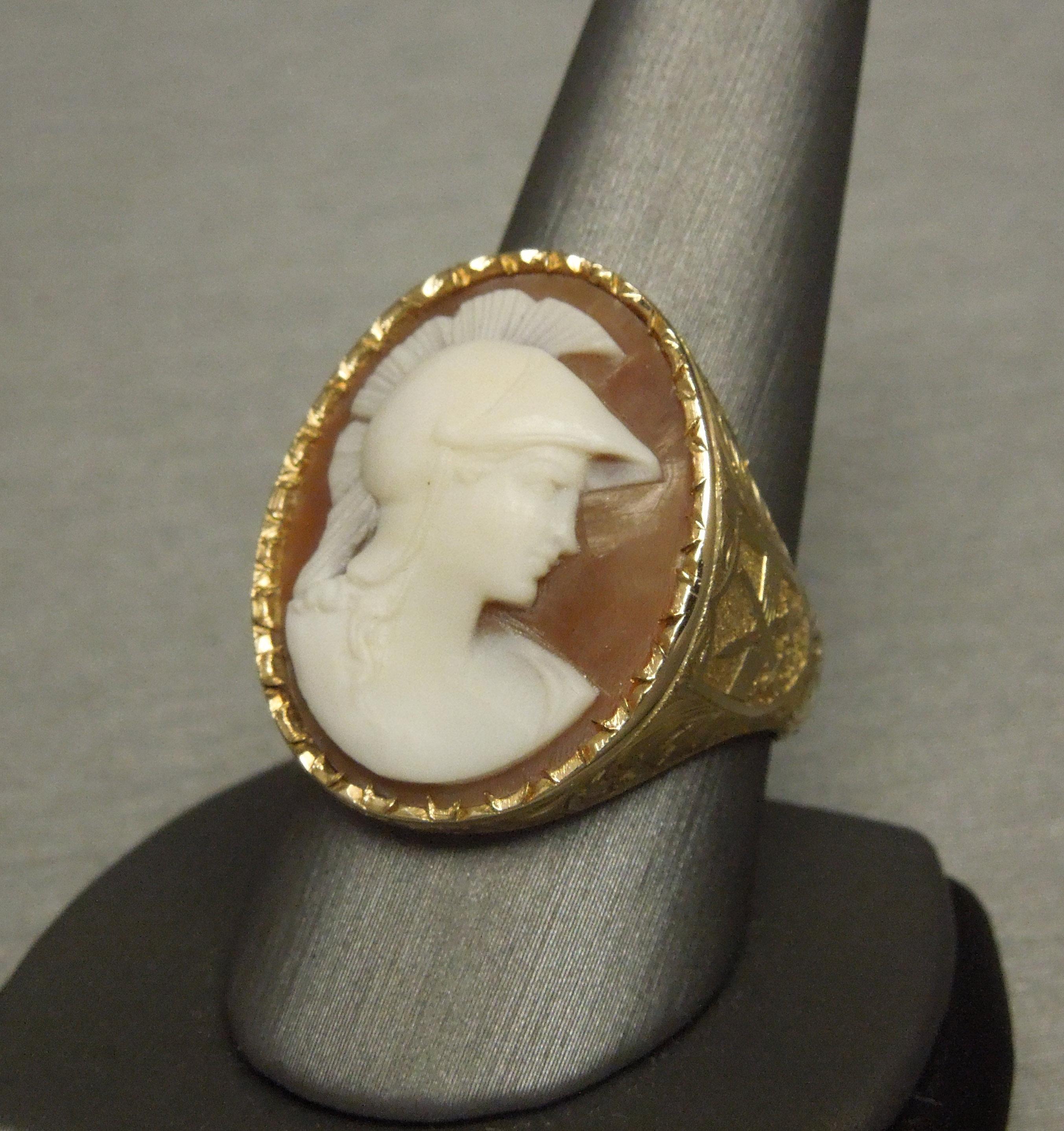 male cameo ring